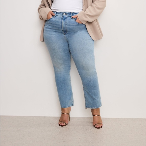 NWT Good American Always Fits Good Classic Slim Straight - size 14-18 - Picture 1 of 16